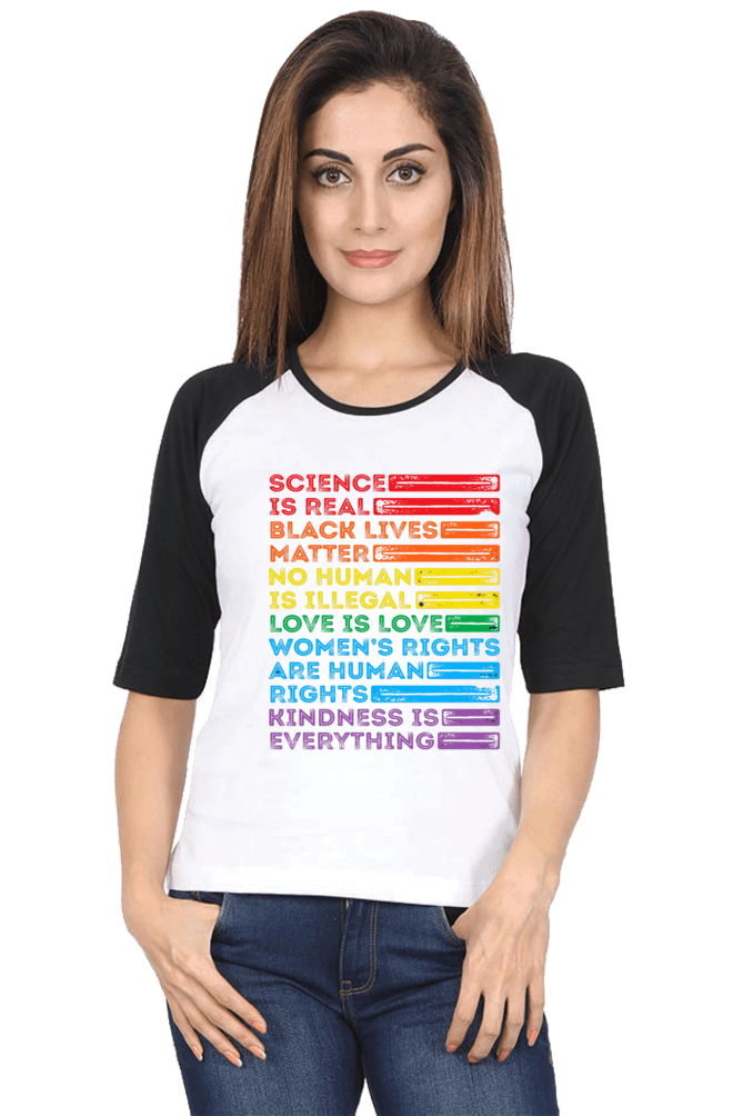 Women Raglan Full Sleeve