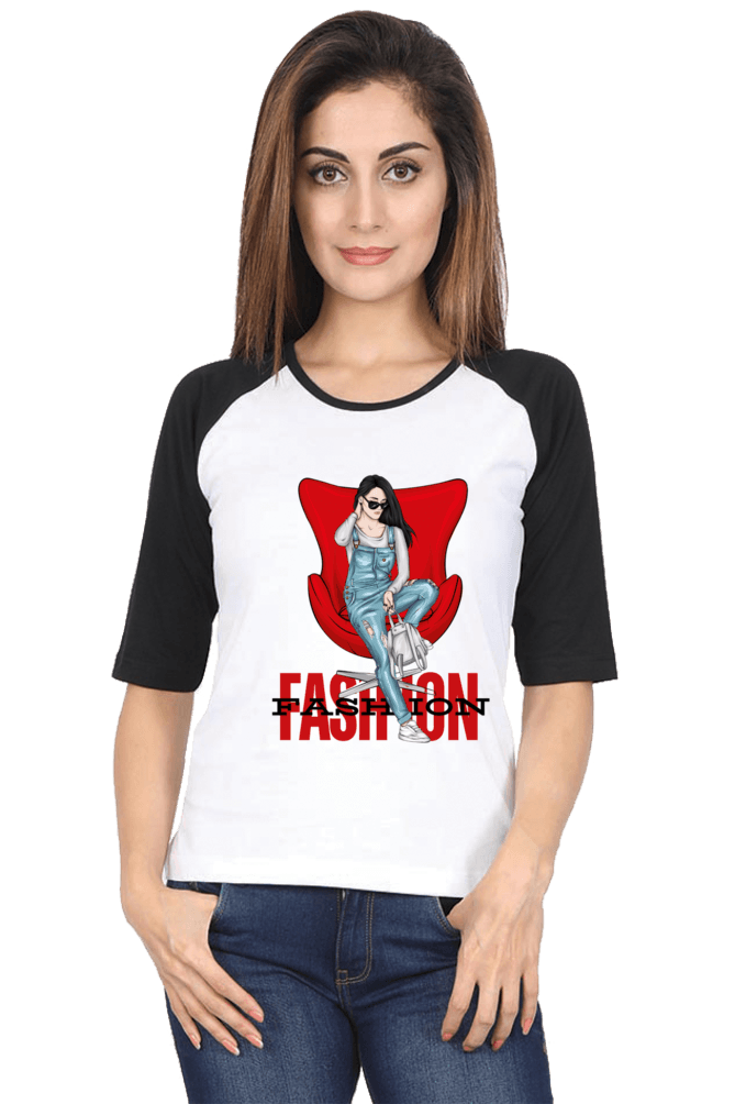 Women Raglan Full Sleeve