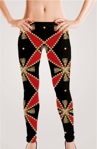 Women's Full Print Dress Leggings