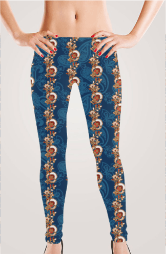 Women's Full Print Dress Leggings
