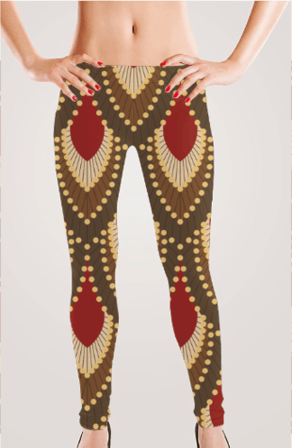 Women's Full Print Dress Leggings