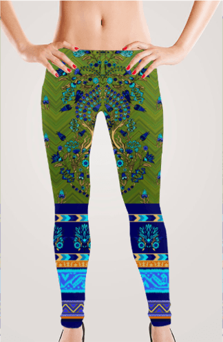 Women's Full Print Dress Leggings