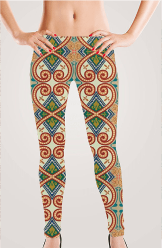 Women's Full Print Dress Leggings