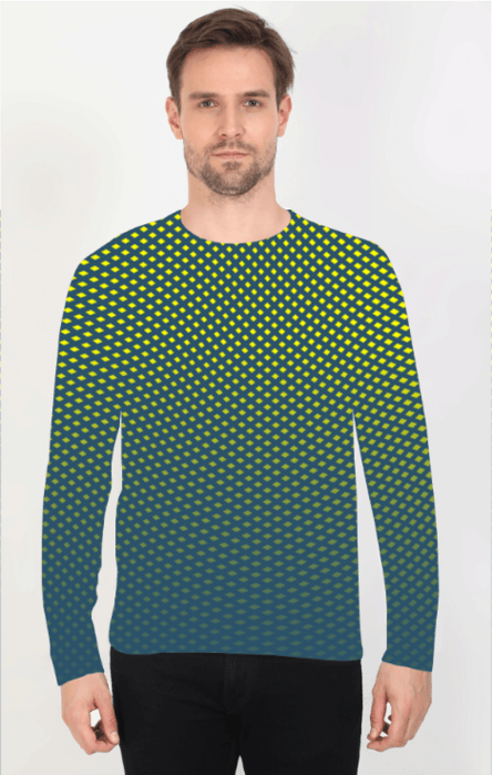 Men's Full Sleeves Print T-Shirt