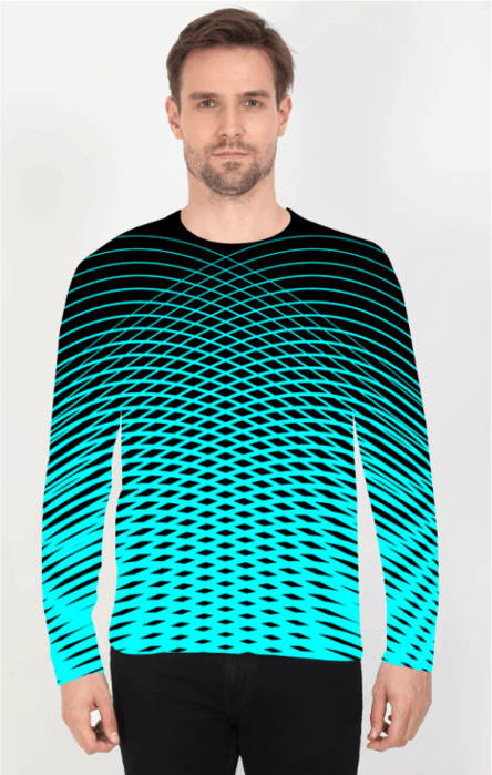 Men's Full Sleeves Print T-Shirt