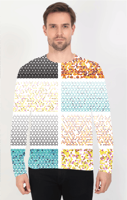 Men's Full Sleeves Print T-Shirt
