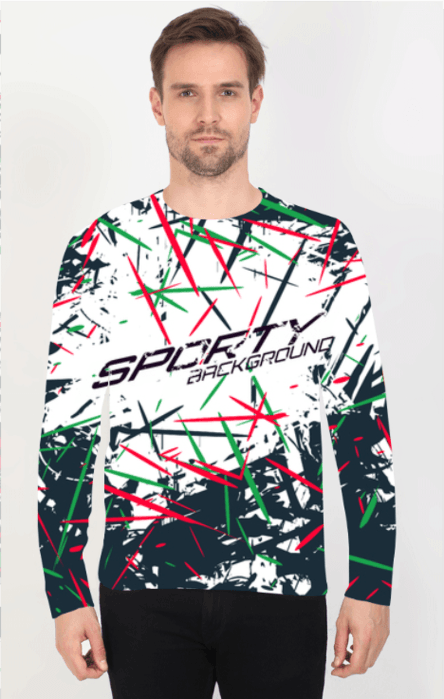 Men's Full Sleeves Print T-Shirt