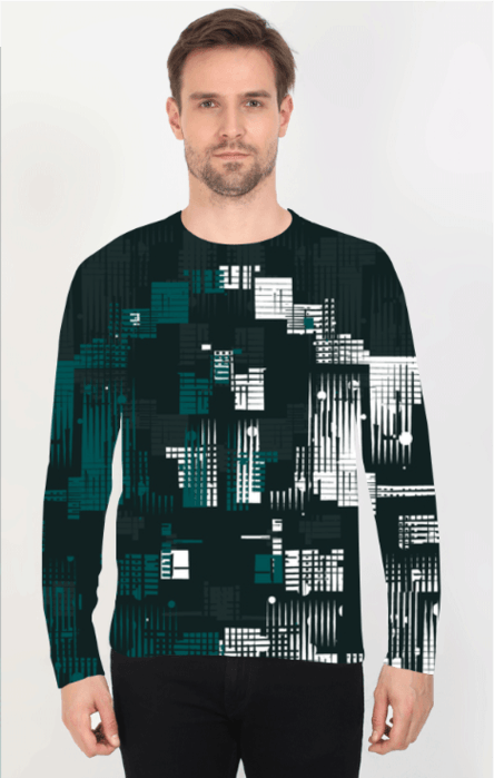 Men's Full Sleeves Print T-Shirt