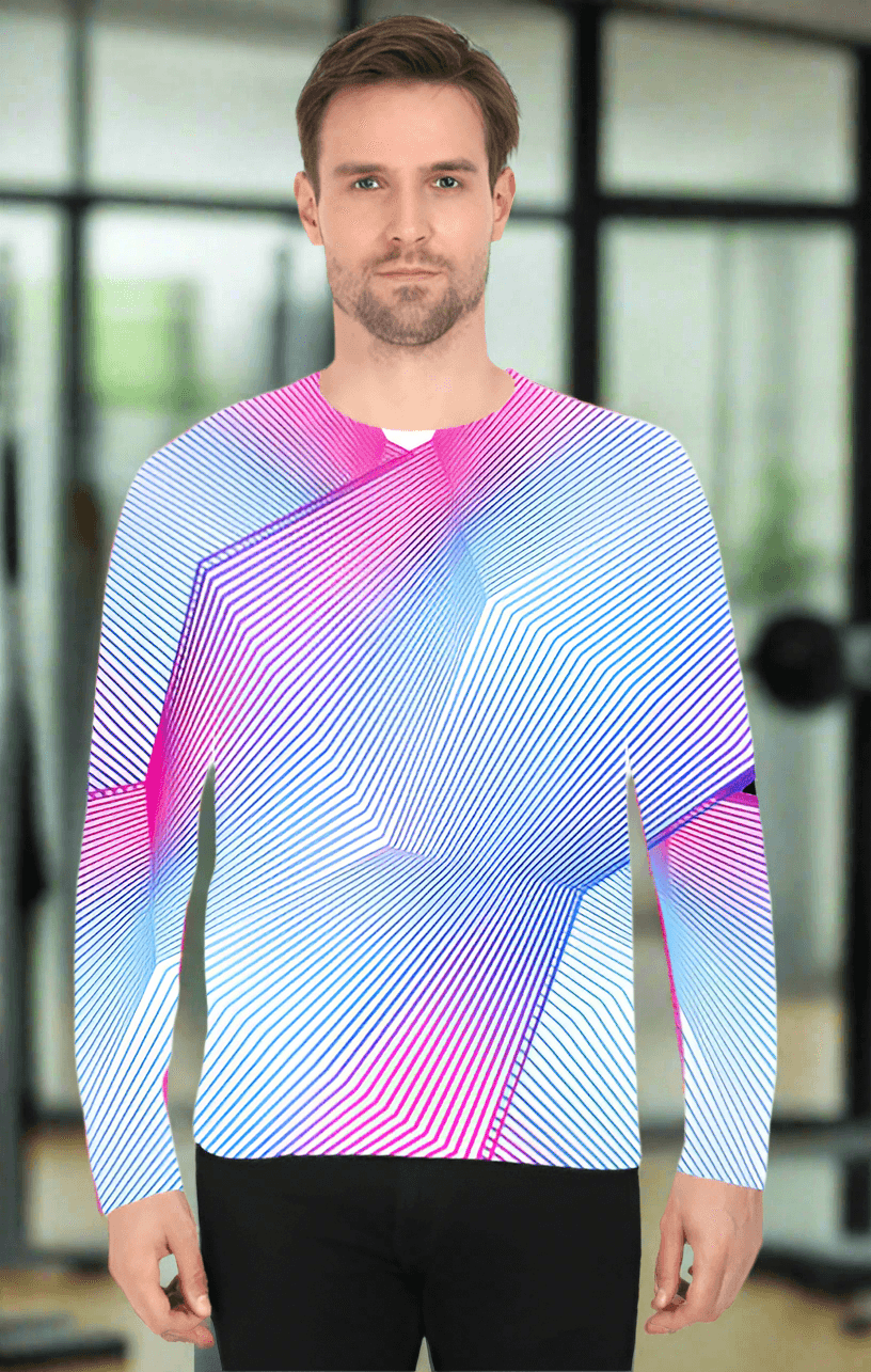 Men's Full Sleeves Print T-Shirt