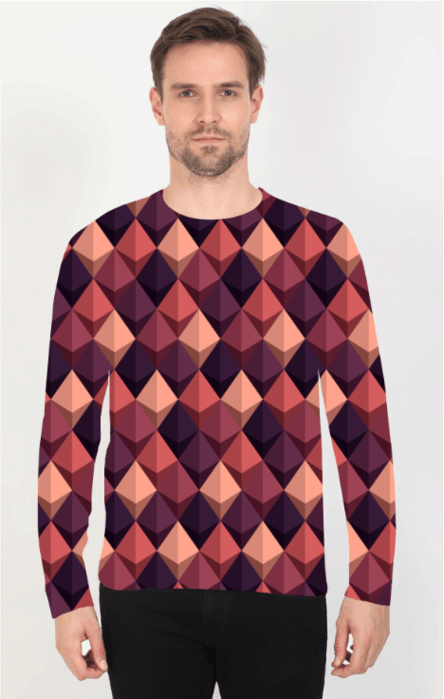 Men's Full Sleeves Print T-Shirt
