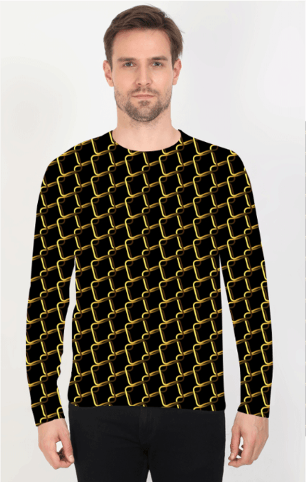 Men's Full Sleeves Print T-Shirt