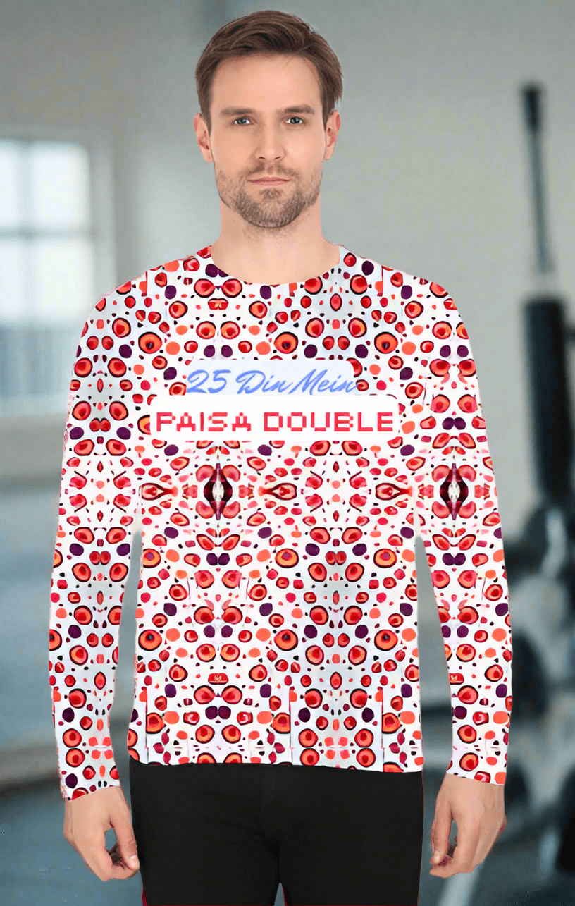 Men's Full Sleeves Print T-Shirt