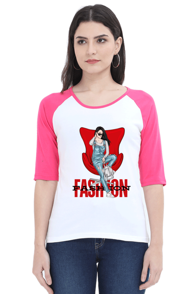 Women Raglan Full Sleeve