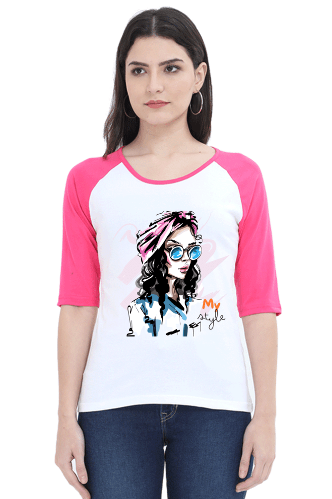 Women Raglan Full Sleeve