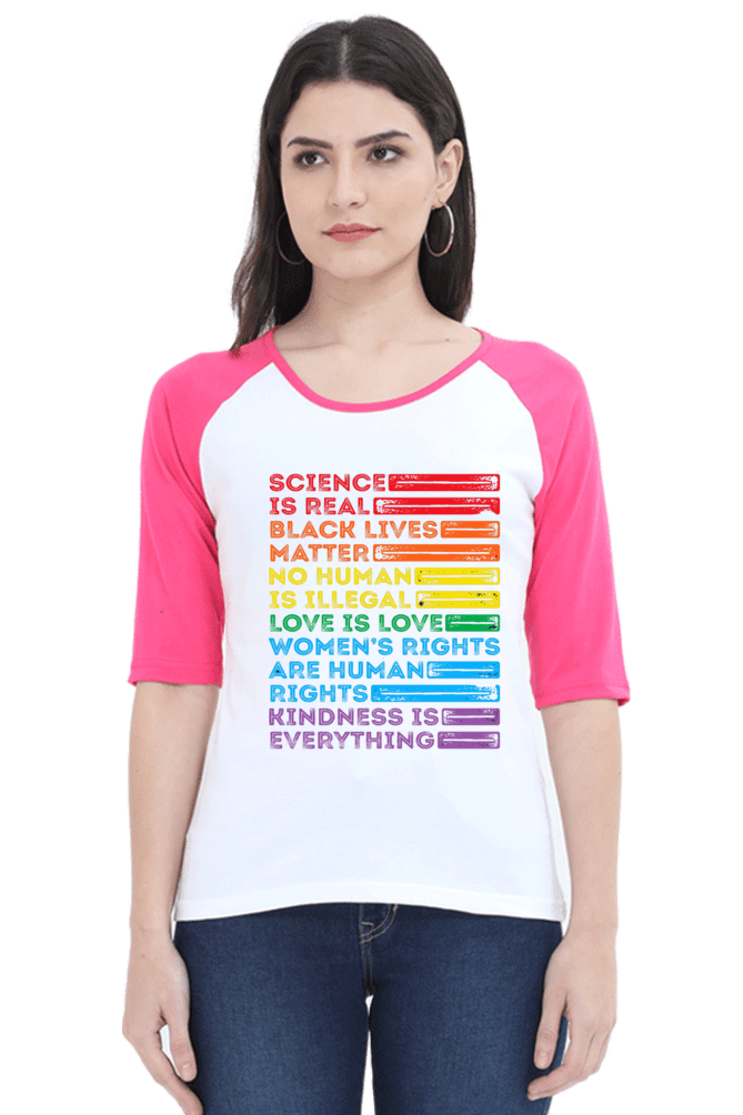 Women Raglan Full Sleeve
