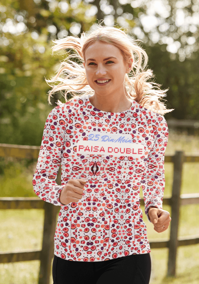 Women's Full Sleeves Print T-Shirt