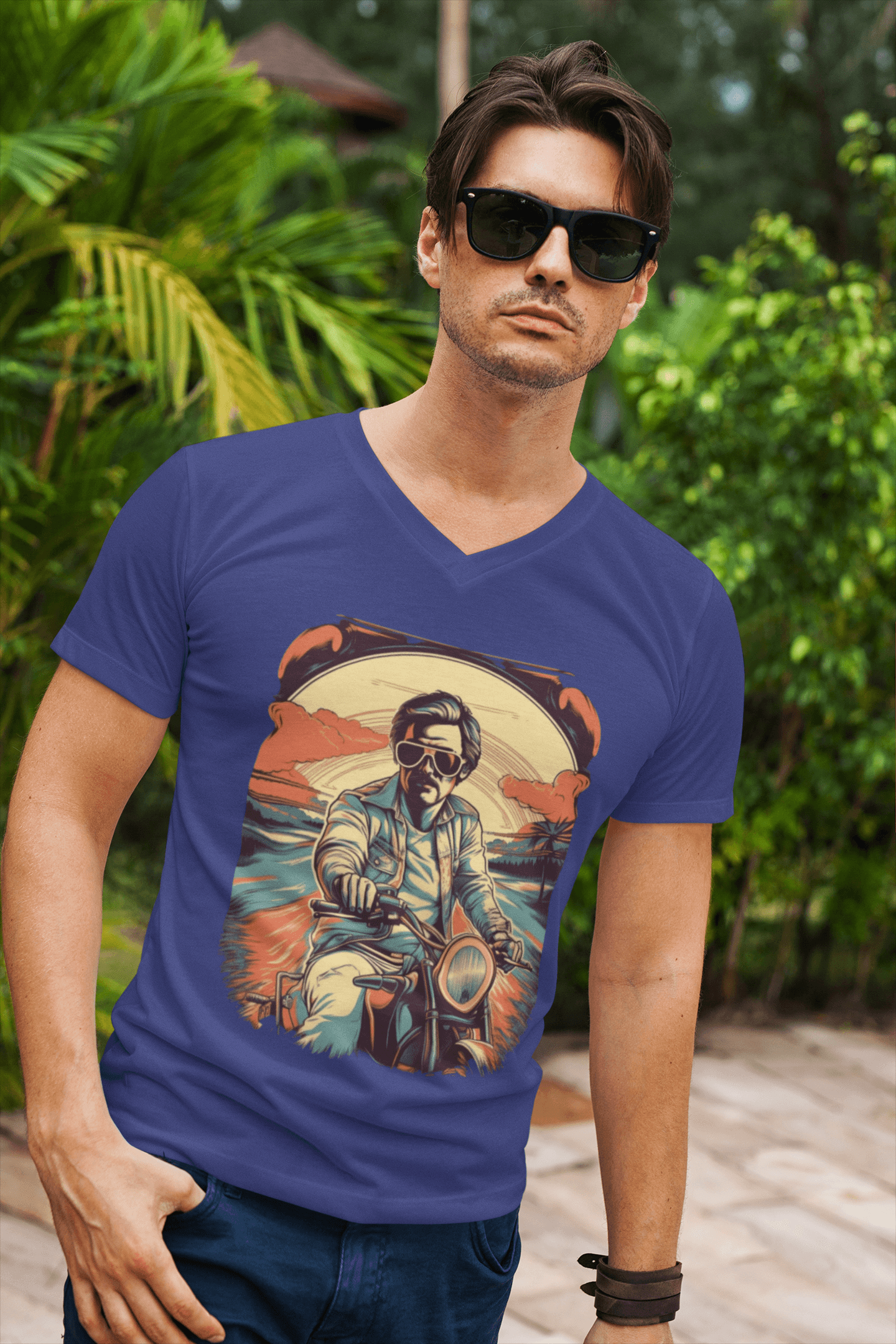 Mens V Neck T-Shirt