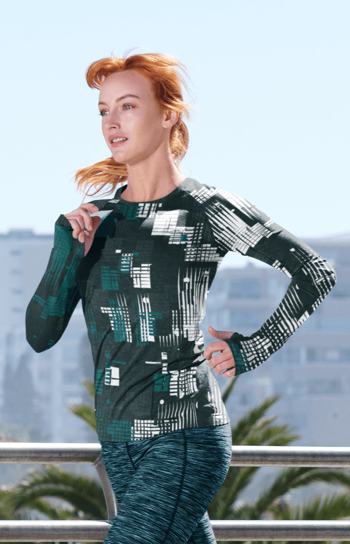Women's Full Sleeves Print T-Shirt