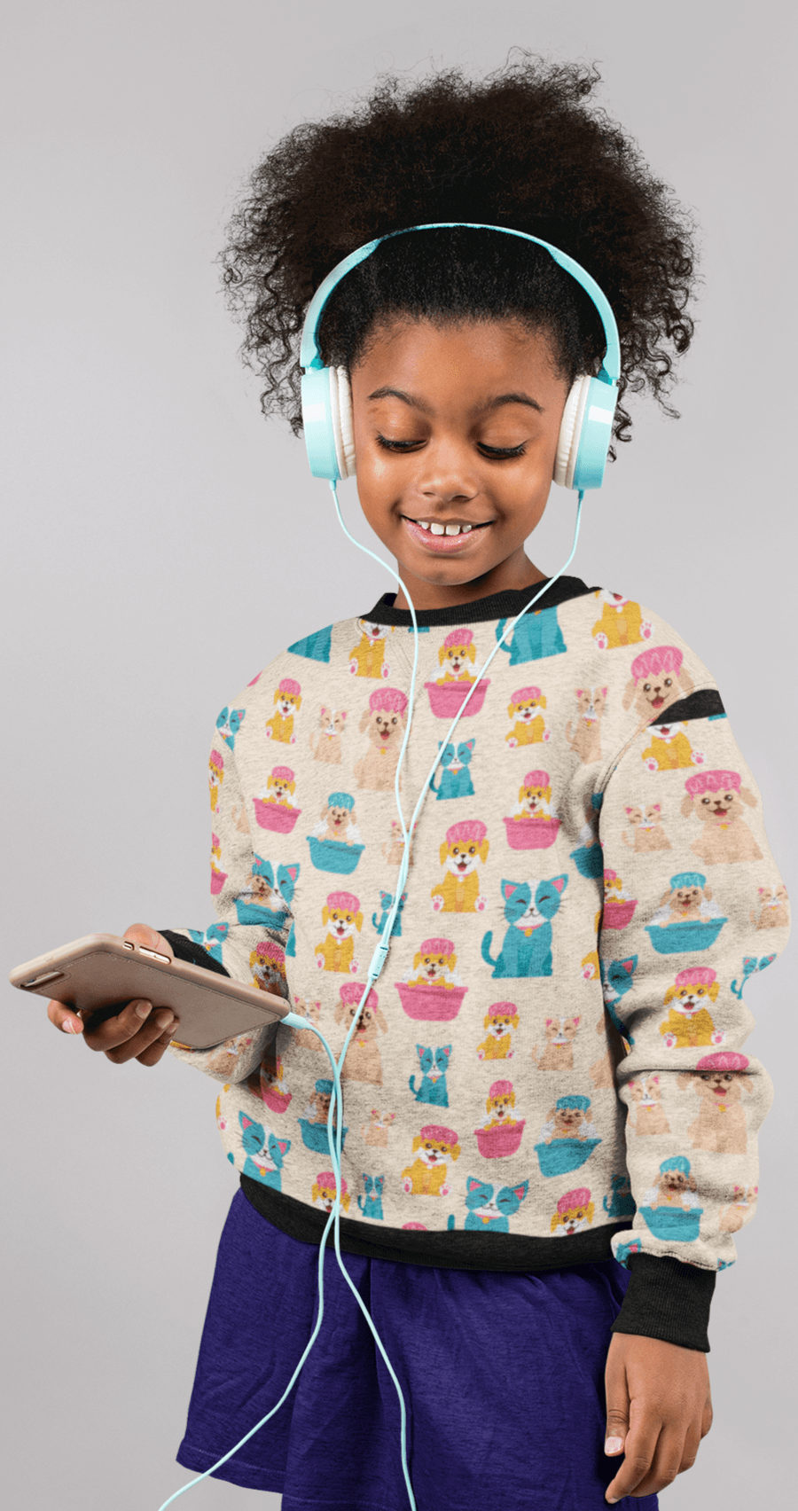 Unisex Full Print Kids Sweatshirts