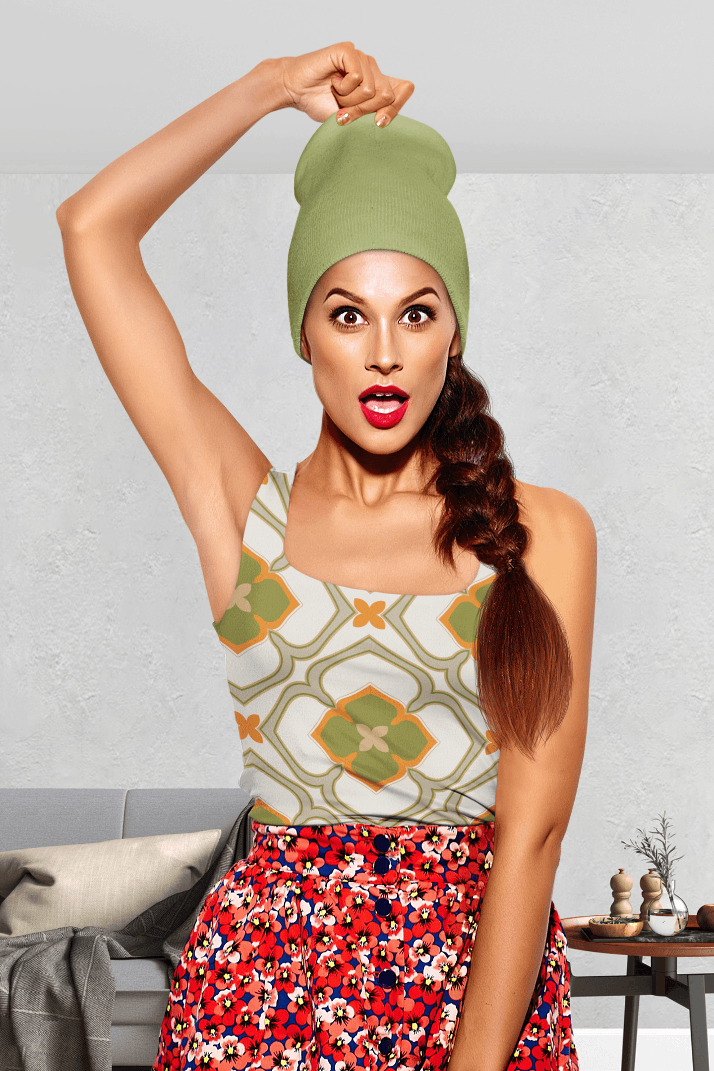 Women's Full Print Tank Tops