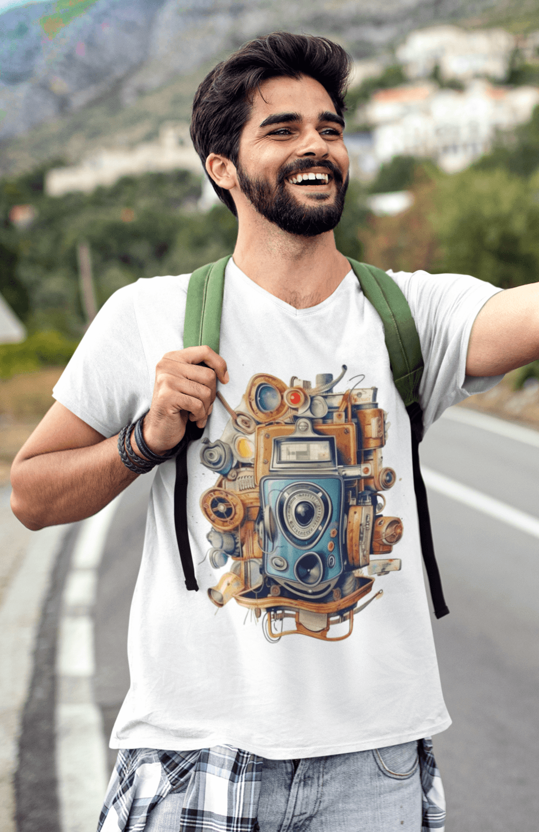 Mens V Neck T-Shirt