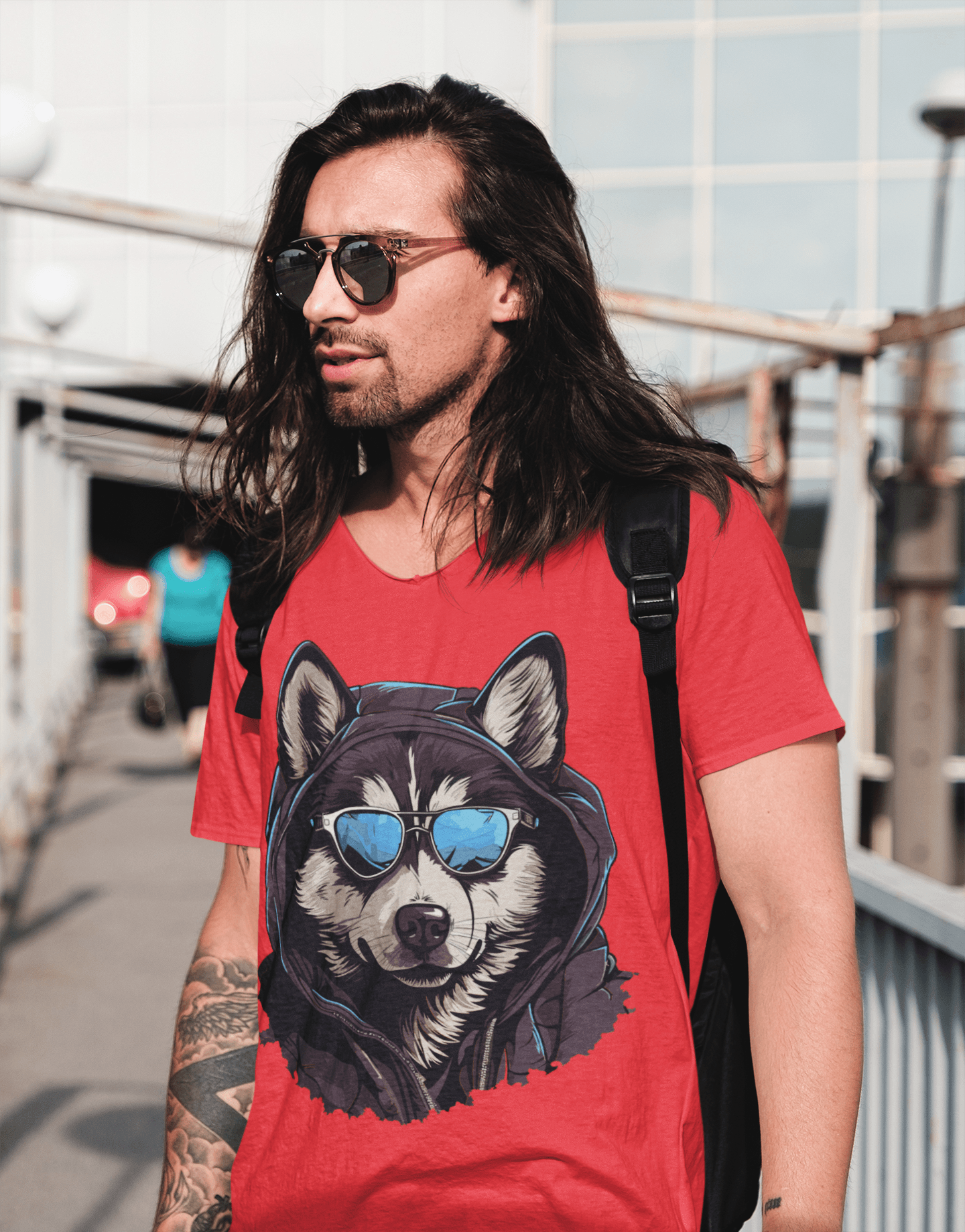 Mens V Neck T-Shirt