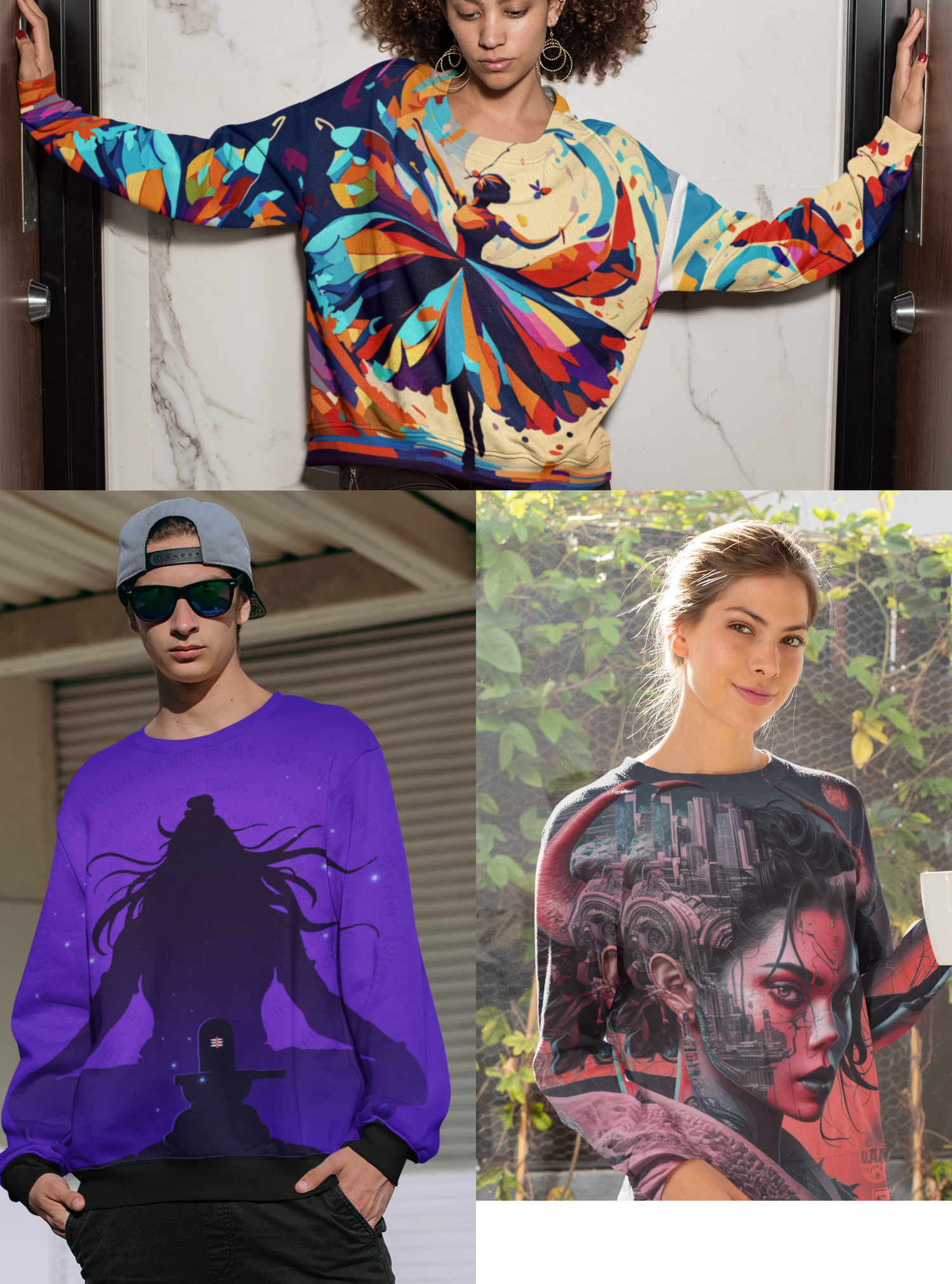 All Over Print Sweatshirts (Unisex)