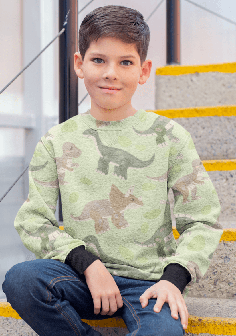 Unisex Full Print Kids Sweatshirts