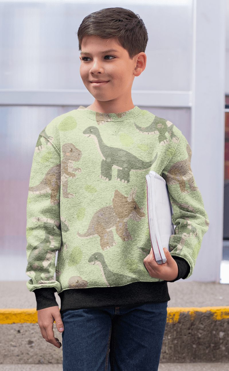 Unisex Full Print Kids Sweatshirts